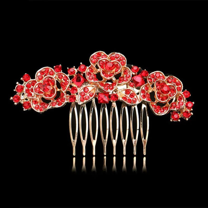 Огромные трендовые серебряные хрустальные свадебные гребни для волос