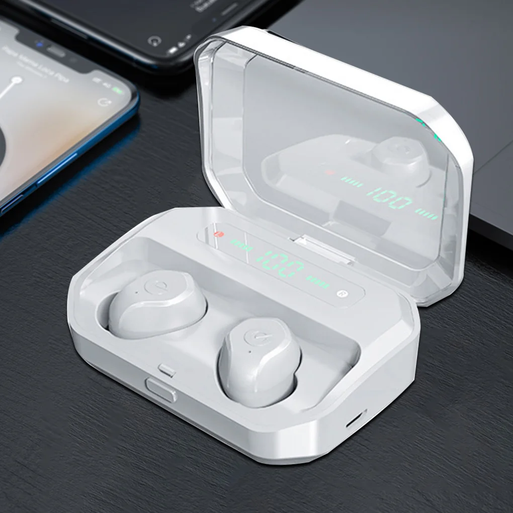 1 пара Bluetooth-наушников Беспроводная гарнитура Миниатюрные беспроводные