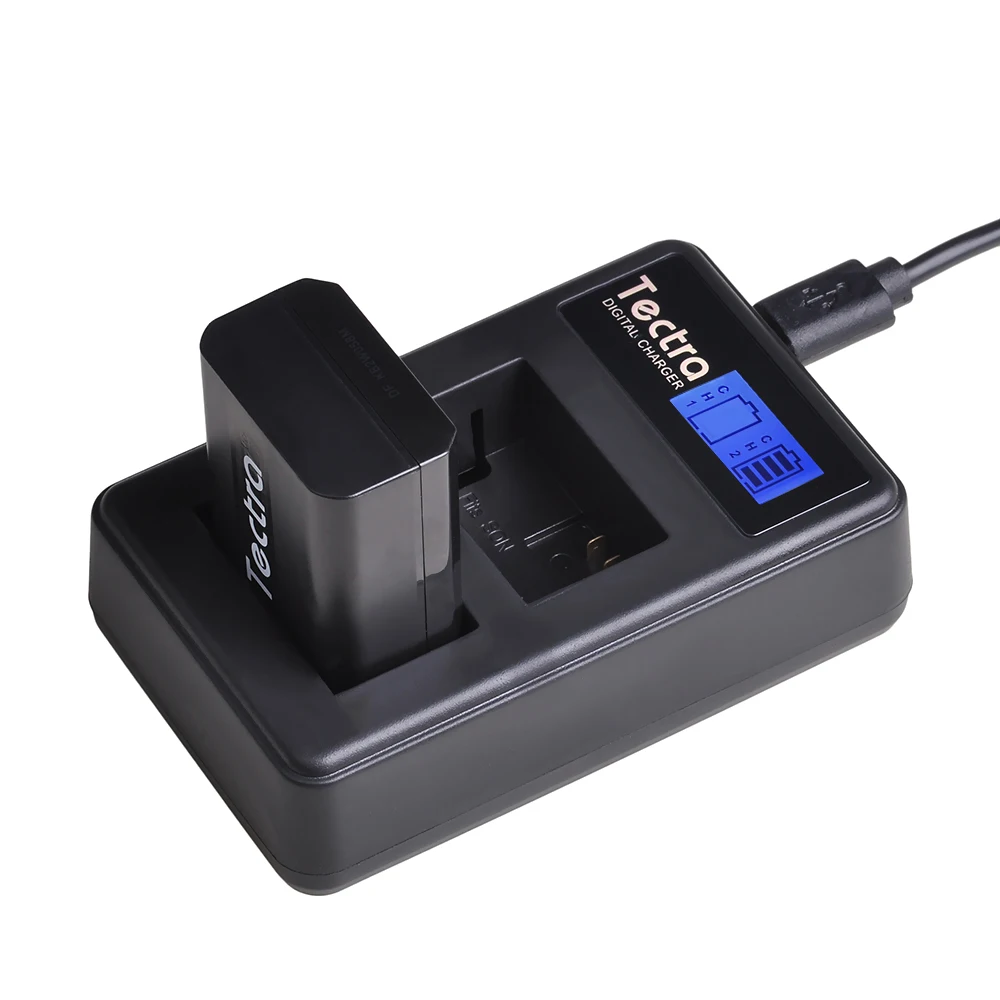 Tectra 3 шт. Φ NPFW50 NP FW50 аккумулятор + ЖК USB двойное зарядное устройство для Sony|Цифровые