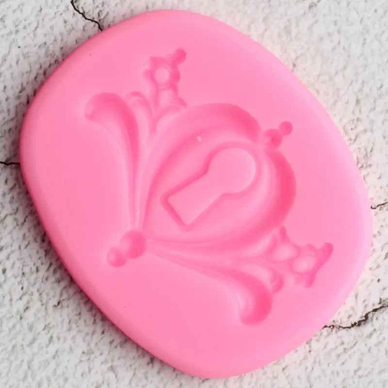 3D ключ Замочная скважина силиконовые помадные формы кухонные инструменты для