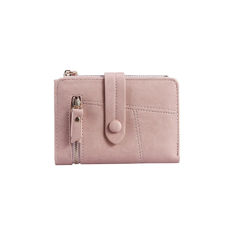Korea Women's Wallet Short Women Coin Purse Wallets Bag For Woman Card Holder Small Ladies Wallet Female Hasp Mini Clutch 2021