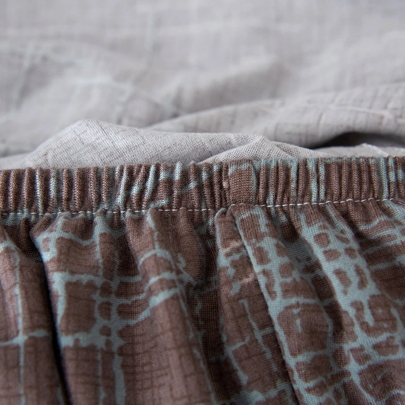 Полноразмерный диван из спандекса с принтом эластичный растягивающийся чехол на