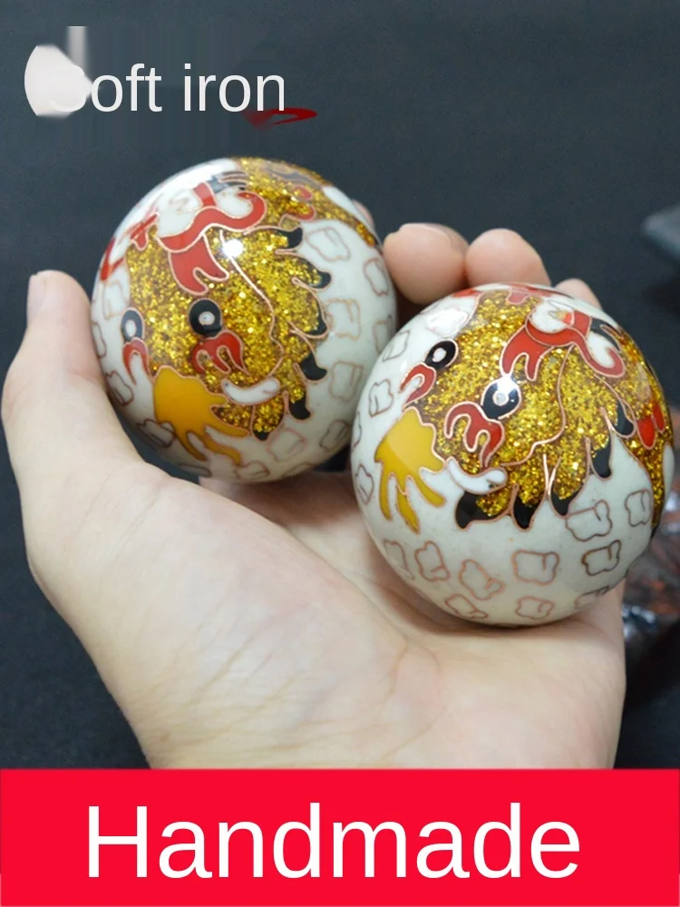 Baoding специальный Массажный мяч Sanbao перегородчатый белый для фитнеса Qilin ручной