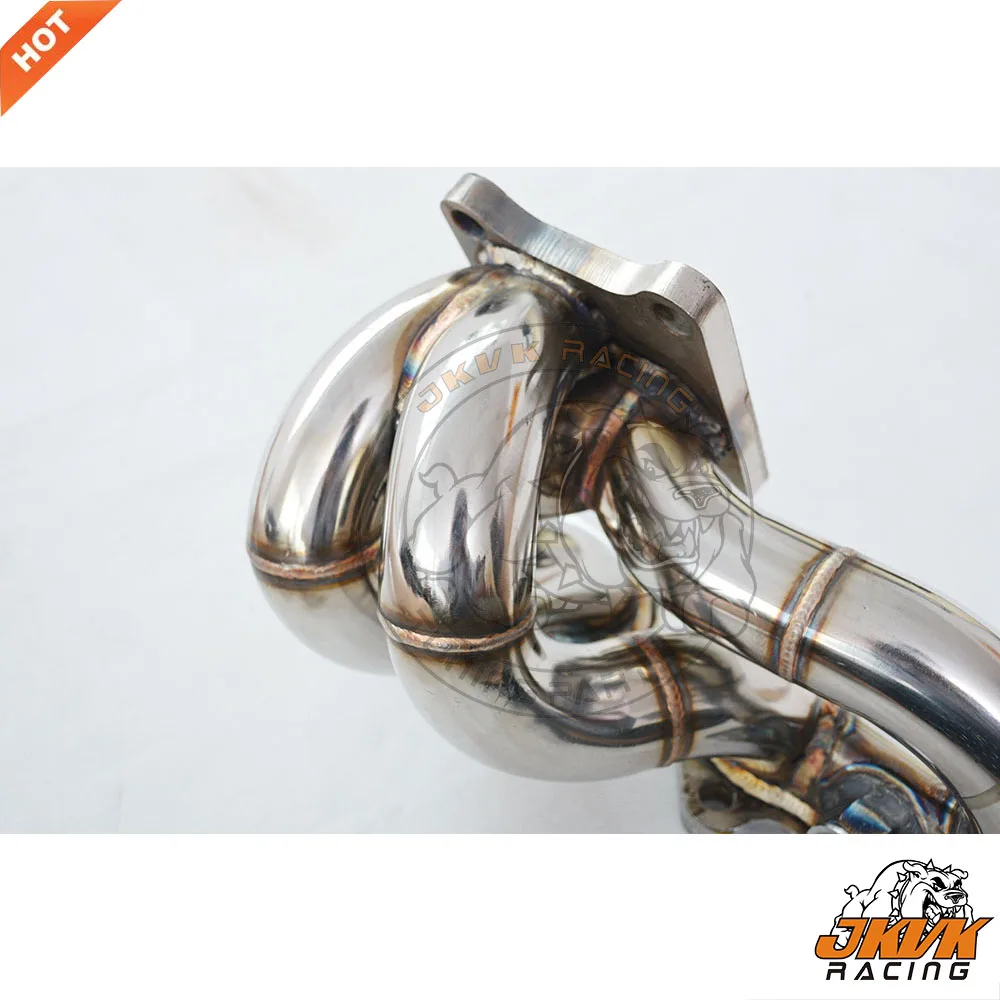 JKVK RACING SS304 одинаковая длина турбо Exhause коллектор для Evolution Evo10 EVO X 4B11 2008-2011