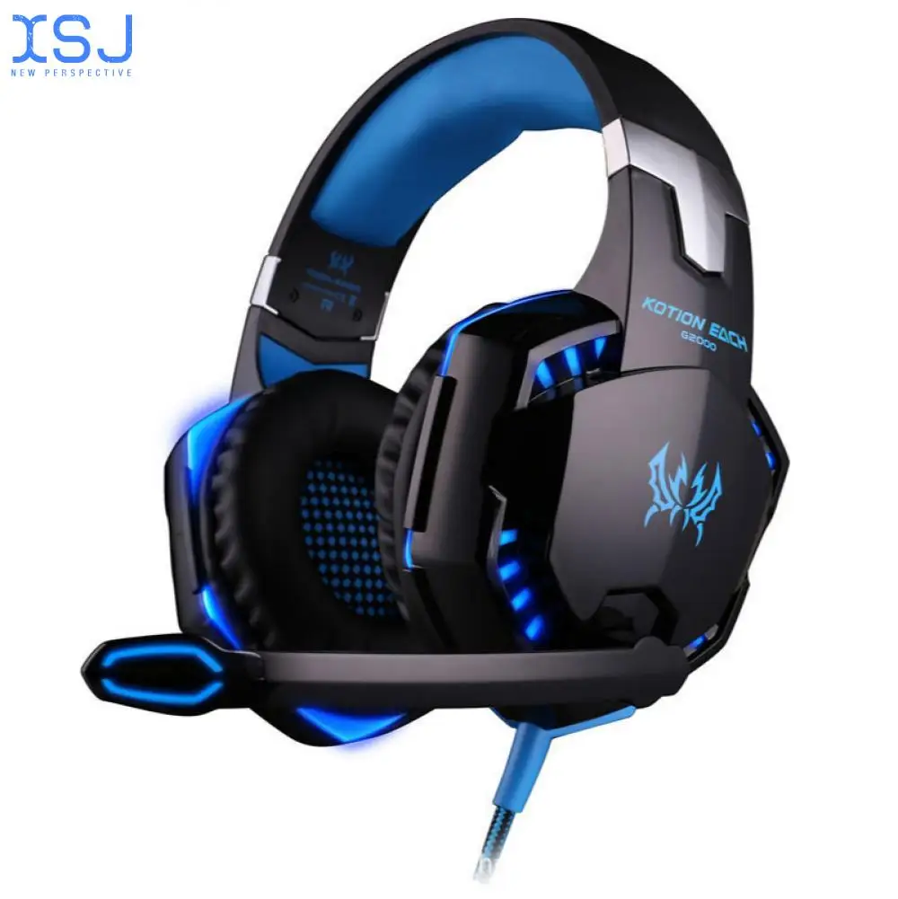

G2000 Gaming Headset Headset Computer with Microphone Luminous Gaming Ps4 Game Console Plug-In Headset