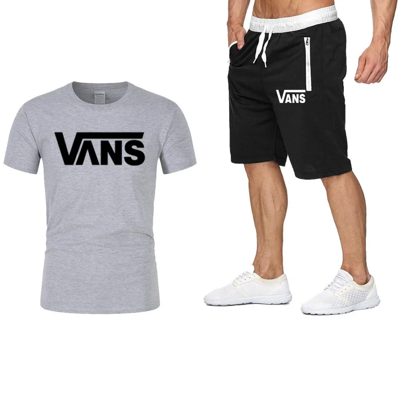 

2021 new men's sports shorts suit short-sleeved breathable T-shirt shorts casual wear men's basketball training suit