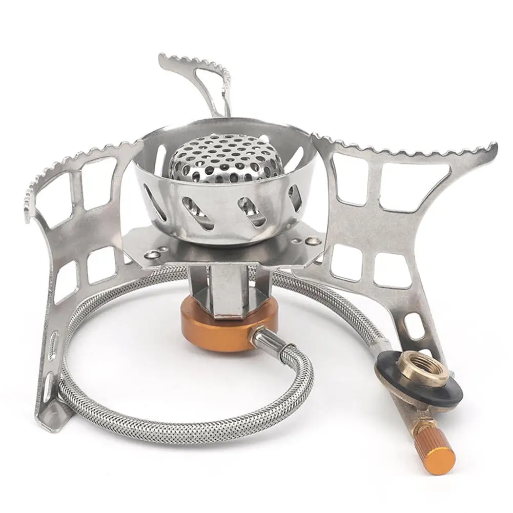 

Portable Foldable Outdoor Picnic Camping BBQ Mini Windproof Metal Cooking Stove