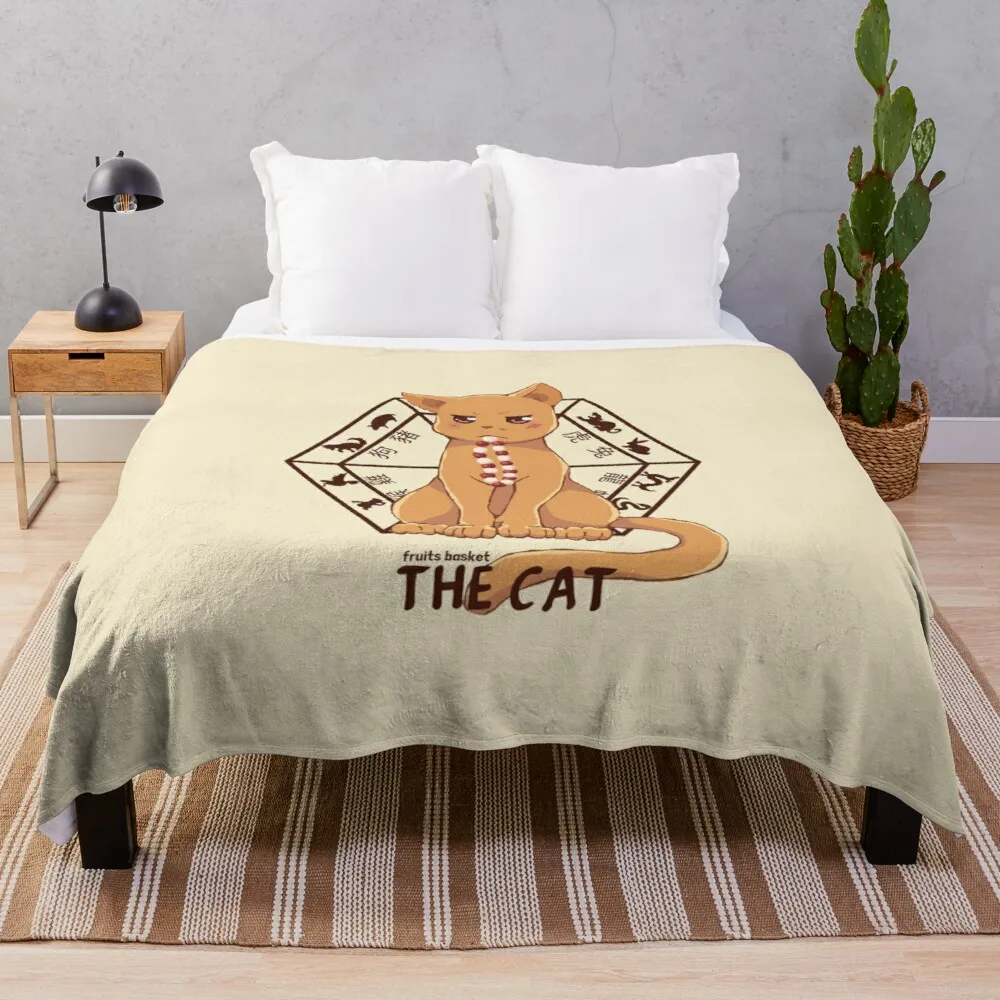 

Kyo the cat Throw Blanket Flannel Fleece Blankets Throw Flatsheet Kids Adults Bedspread Sleeping Cover