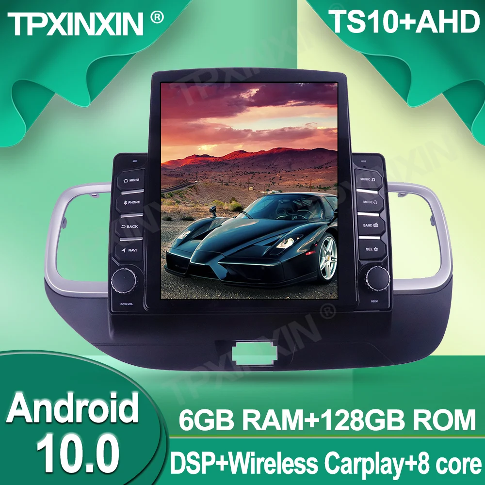 구매 차량용 멀티미디어 플레이어 헤드유닛 오디오 라디오 내비게이션 무선 카플레이, 현대 베뉴 2019 2020 테슬라 스크린 128G 안드로이드 10.0