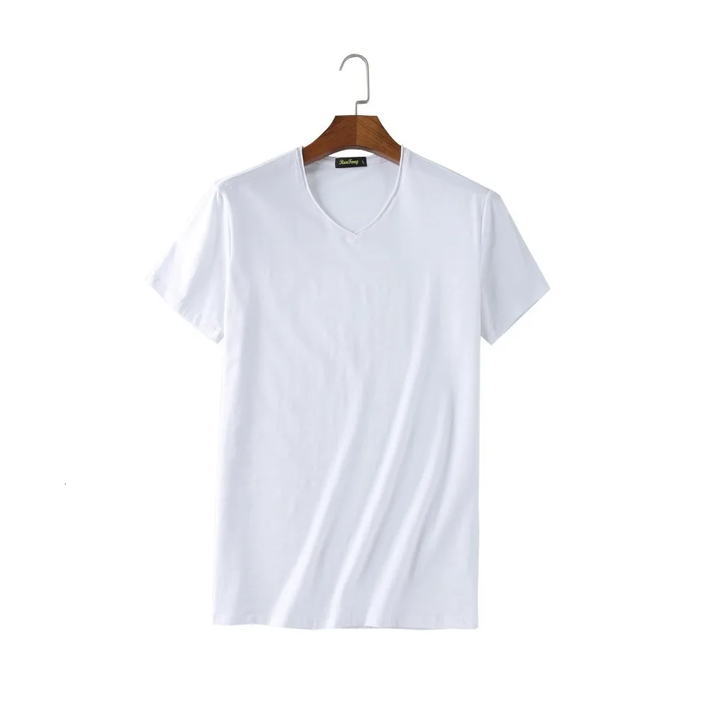 Мужское боди майка мужская белая нижнее белье бамбуковый клубок хлопка Мужская спортивная майка V-образный вырез
