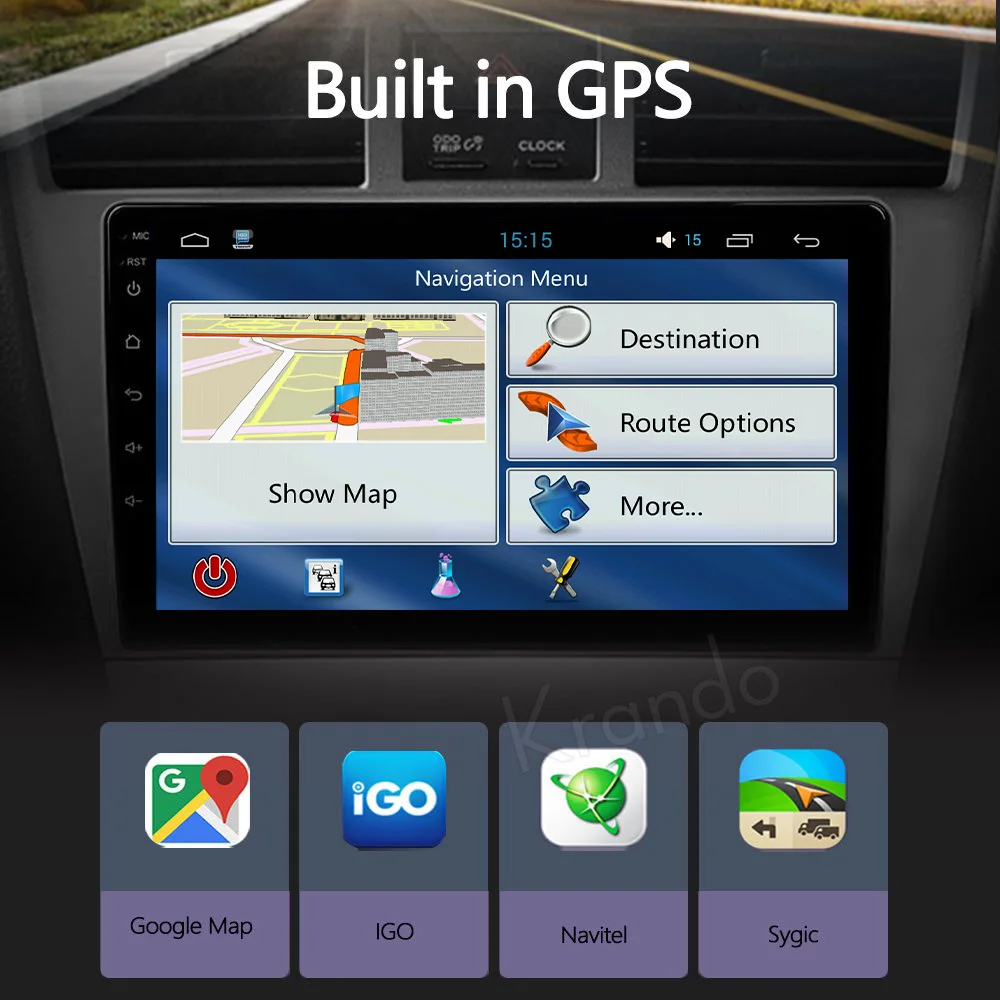 Krando Android 10 0 9 &quotIPS полный сенсорный автомобильный мультимедийный радио для Toyota Vios