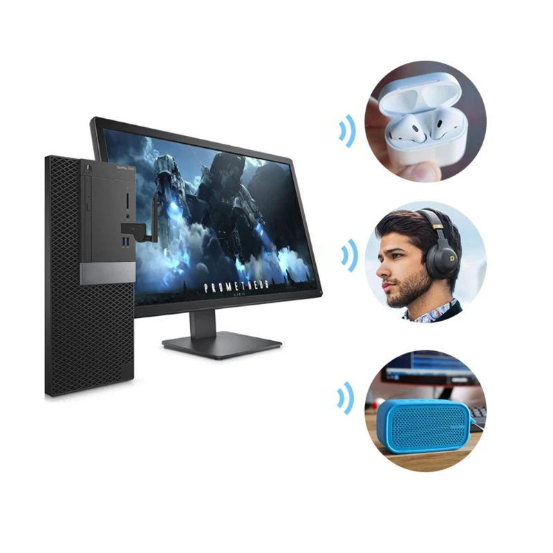 Беспроводной передатчик USB Bluetooth-совместимый для потоковой передачи музыки