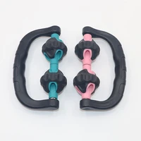 hand held massager roller muscle relaxation fascia stick hand pushing wheel suitable for whole body to relieve soreness