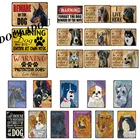 Douladou животных собака металлический знак для бара Pet Shop табличка старинная металлическая жестяная вывеска для собак модные красивый постер домашний декор 30*20 см