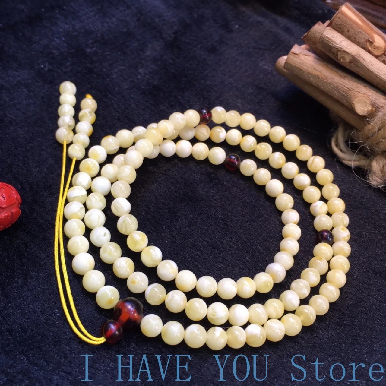 Натуральный русский белый цветок мед воск 108 Будда бусины в старинном стиле ручка