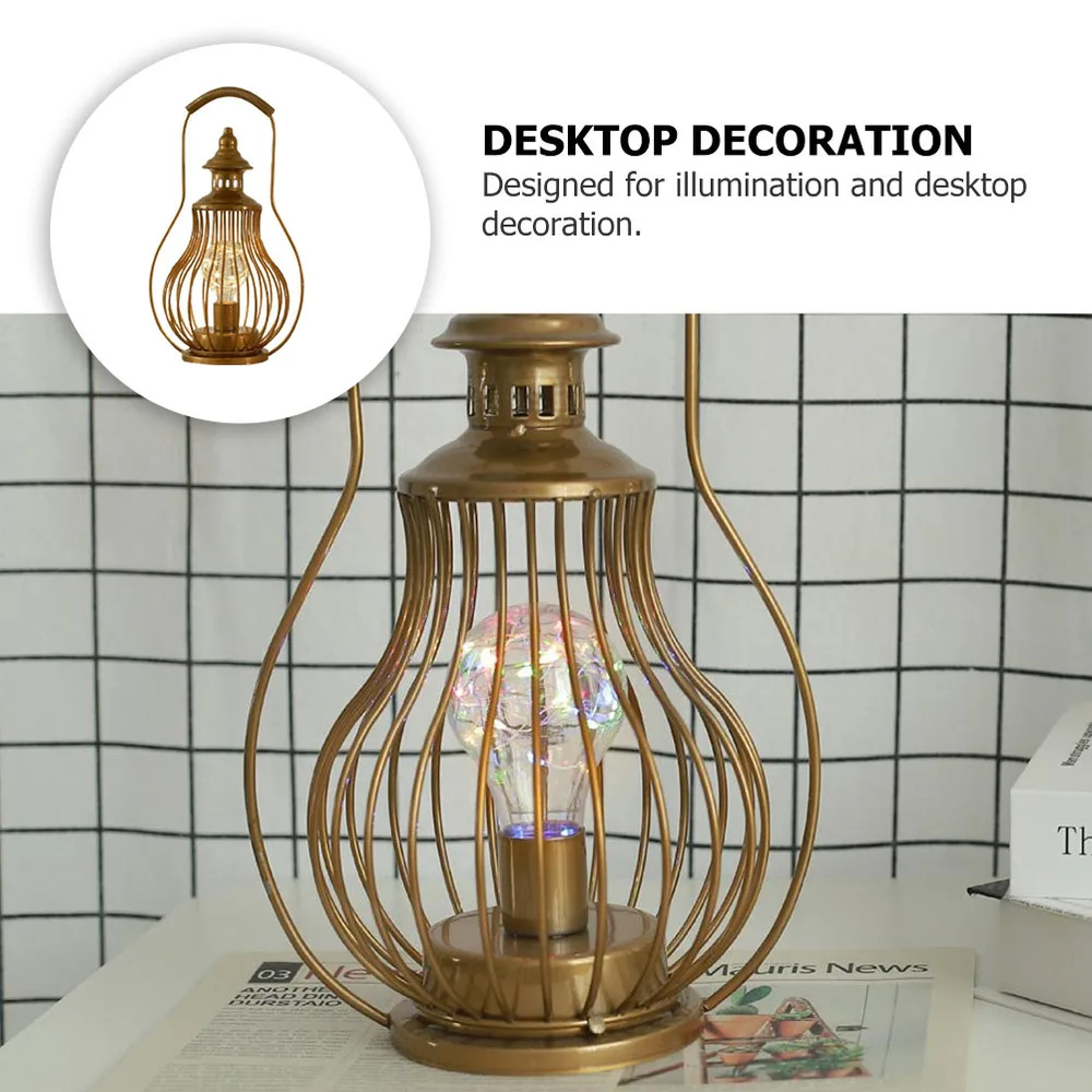 

1Pc Desktop Lamp Decor Simple Style Household Lamp Table Lighting Accessory