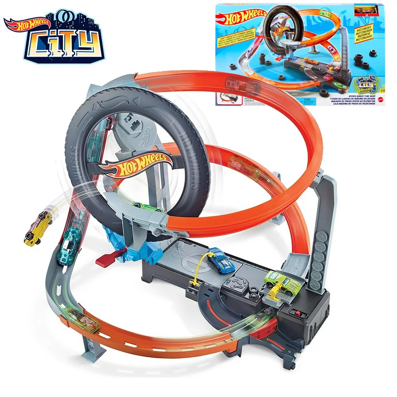 Магазин шин Hot Wheels City Hyper Boost игровой набор для детей от 5 до 8 лет GJL16 |