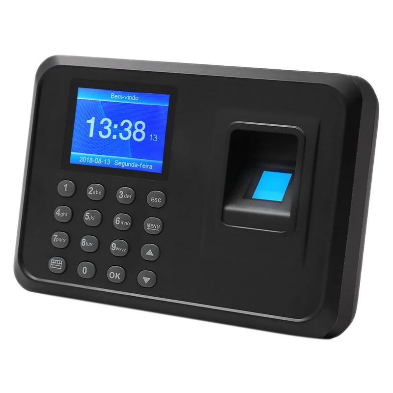 

Multi-Language Fingerprint Password Time Attendance Machine 2.4 Inch Lcd Screen Can Download Data with U Disk(UK Plug)