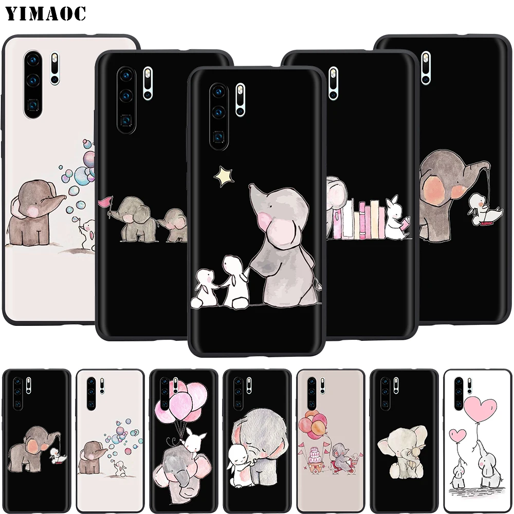 YIMAOC прекрасный слон Кролик Воздушный Шар чехол для Xiaomi 9T Pro CC9 A3 CC9E Redmi K20 7A Huawei Honor 20