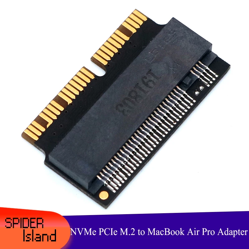Адаптер m.2 NVMe PCIe M2 NGFF на SSD 12 + 16p для ноутбука Apple Macbook Air Pro 2013 2014 2015 A1465 A1466 A1502 A1398 PCI E