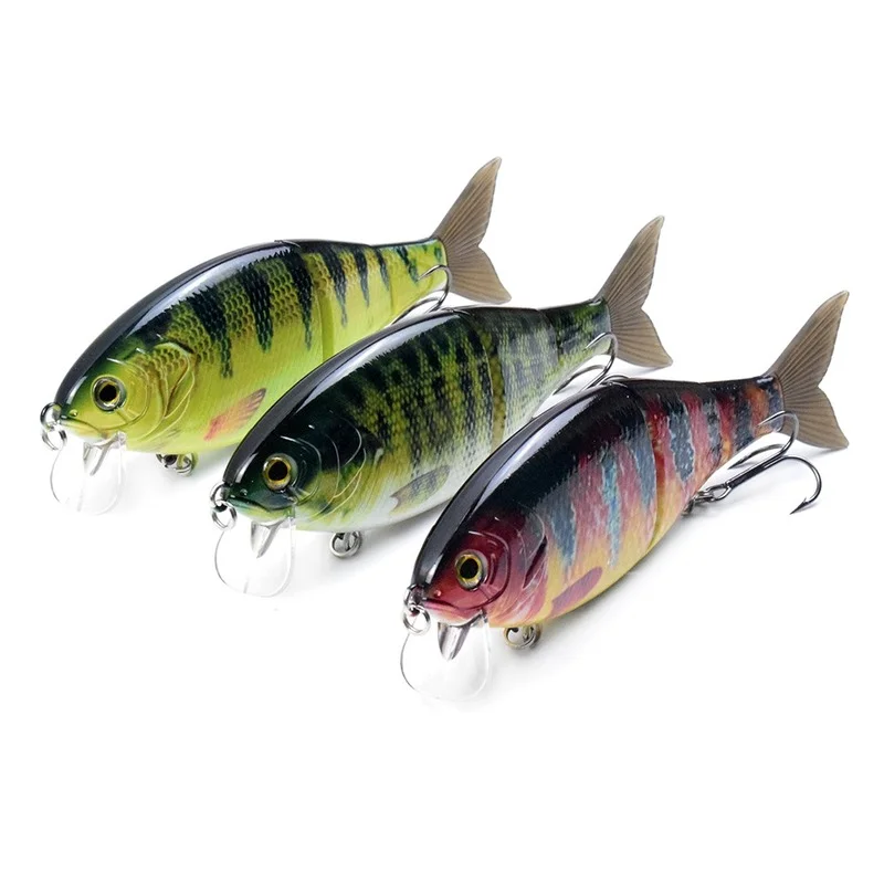 

CCLTBA 3pcs/lot Jointed Float Swimbait Fishing Lures 17.8cm 66g Lip Topwater Wobble Bait LifeLike Swim Freshwater Fishing Tackle