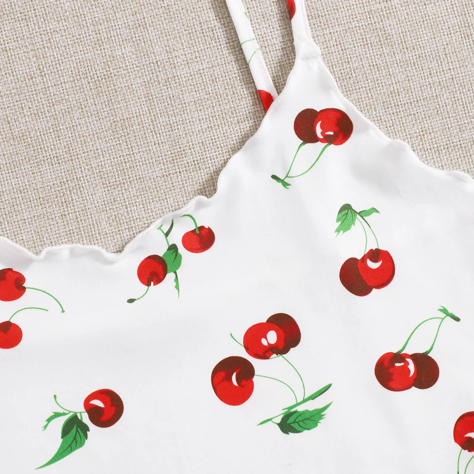 

Women Sleeveless Pullover Vest Tank Crop Tops Shirts Cute Sweet Cherry Girl'S Summer Camisole 2021 New Fashion M*