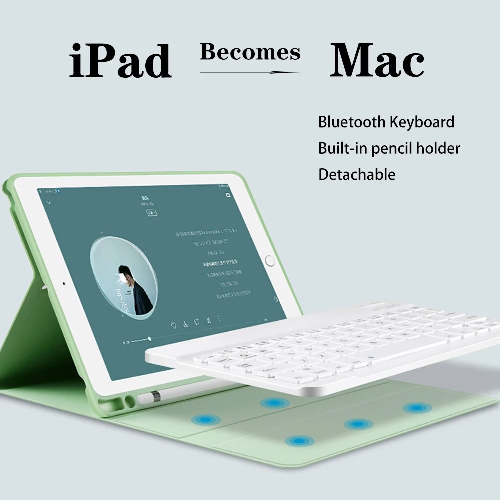 Чехол для iPad Air 4 чехол клавиатуры 5 2022 Pro 11 12.9 2021 10.2 7 8 9-го поколения 9