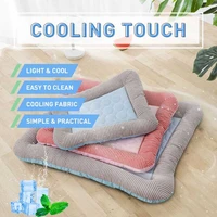 summer cool feeling dog bed fashion dog mat breathable household pet sofa for medium and large dogs products puppies cat mat