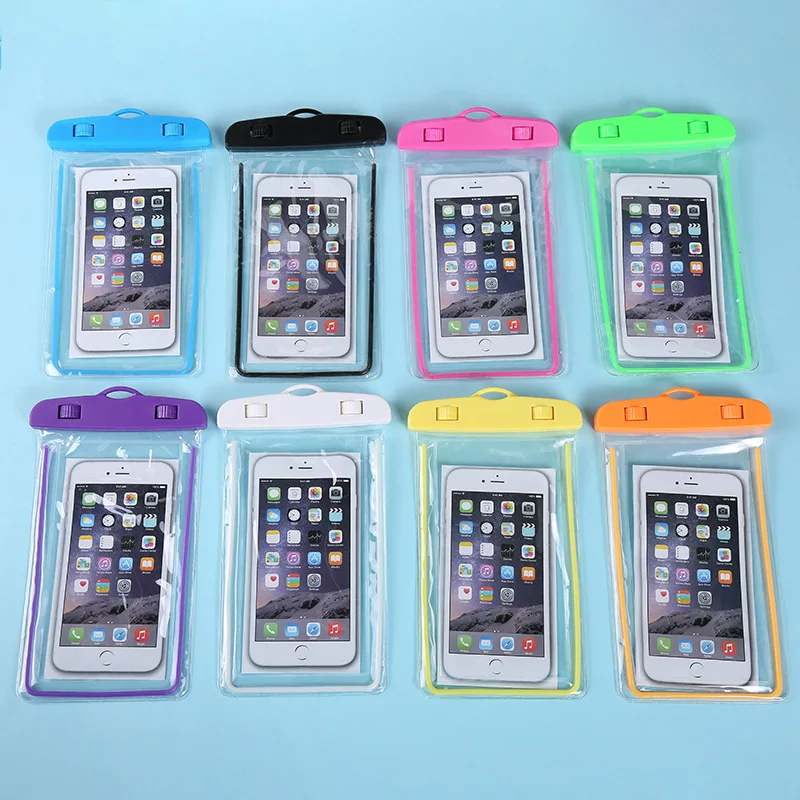 

Water Sports Beach Pool Skiing 6 Inch Waterproof Phone Pouch Drift Diving Swimming Bag Underwater Dry Bag Case Cover For Phone