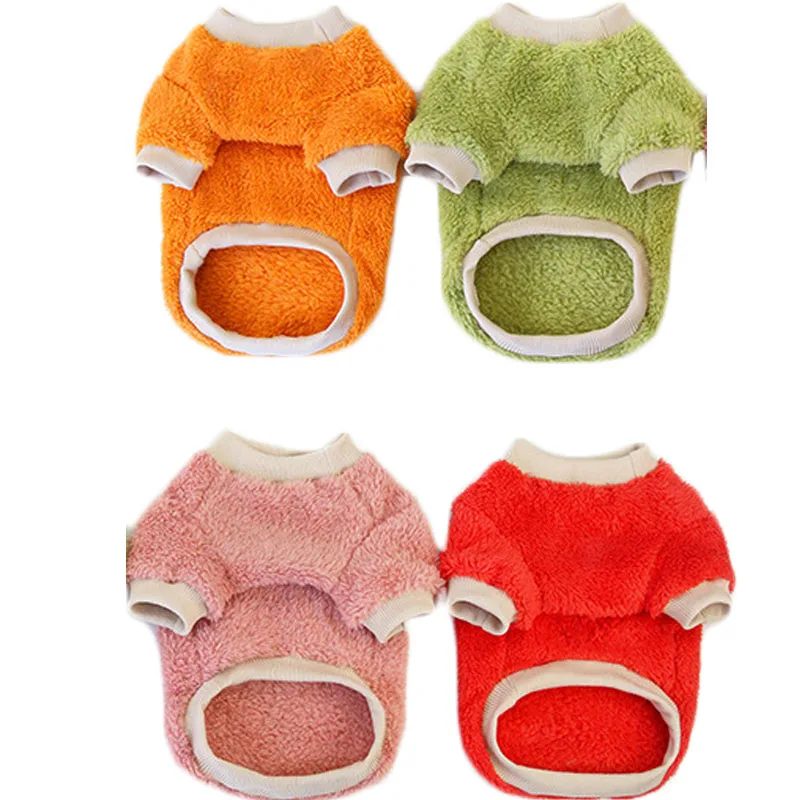 New Fleece Pet Clothes For Dogs Hoodies Winter Fruit Pattern Sweater Spiral Neckline Puppy Cat Shirt Outfit Sweatshirt L | Дом и сад