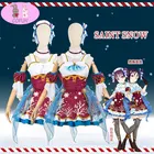 Аниме; Обувь в стиле аниме Живая Любовь! Saint снег Kazuno Leah Kazuno Ria Форма платье для косплея после школы активности Косплэй костюм на Хэллоуин наряд для вечеринки