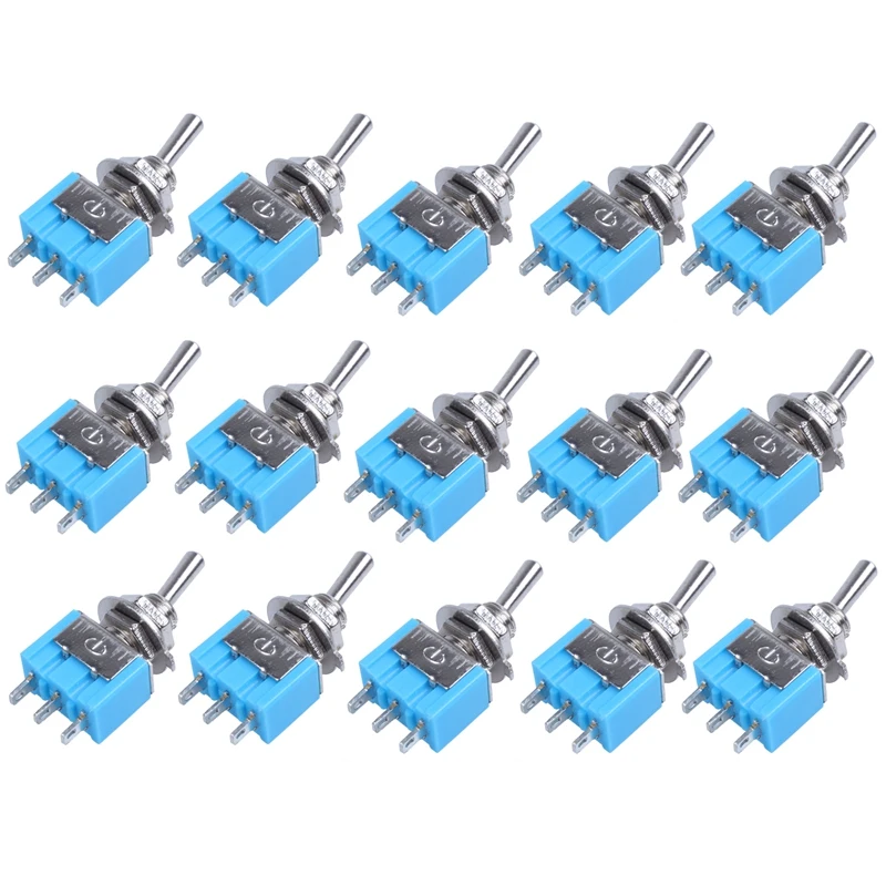 AC 125V 6A SPDT ON 3 Pin фиксирующий микропереключатель 15 шт.|Выключатели| |