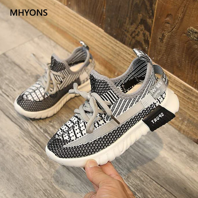 Детские сетчатые дышащие детские кроссовки MHYONS повседневная спортивная обувь