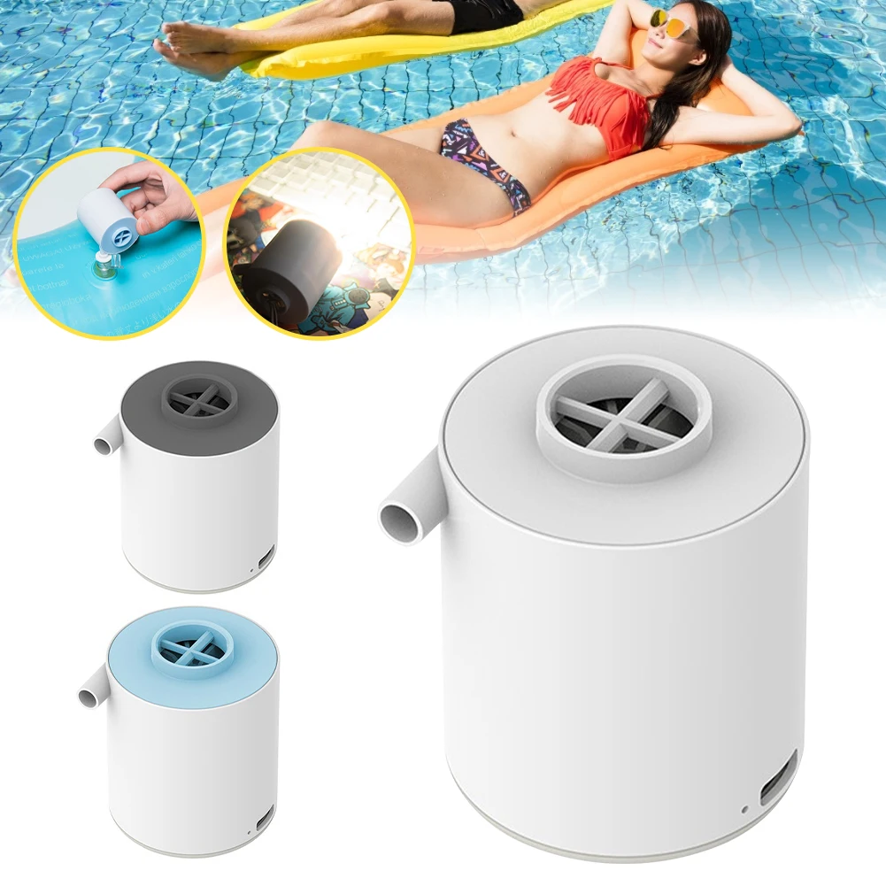 3-в-1 Портативный воздушный насос надуть/выкачать ультра светильник USB