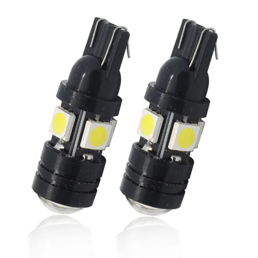 2 шт. светодиодные автолампы белого красного синего цвета 196 168 4SMD 5050 | Лампы и