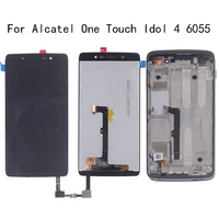 5 2 original lcd display touch screen digitizer assembly for alcatel one touch idol 4 lte ot6055 6055p 6055y 6055b 6055k 6055