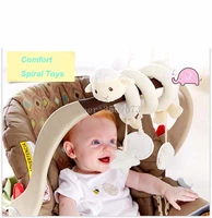 baby toys 0 12 months plush rattle crib spiral hanging mobile infant newborn stroller bell graphic cognition toys for toddlers