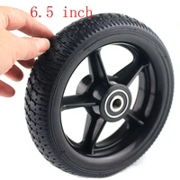super 6 5 inch solid wheel with a plastic hubrim for electric scooter smart folding electric longboard hoverboard