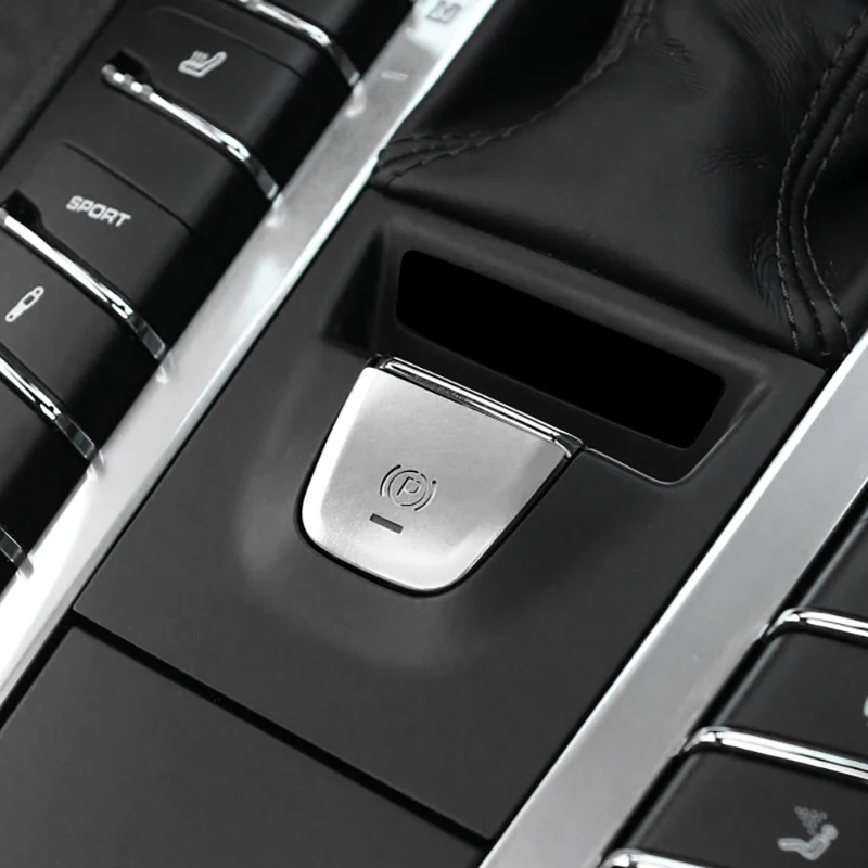Car Parking Brake Handbrake Decoration Cover P Button Sticker for Porsche-Macan 2014-2020 | Автомобили и мотоциклы