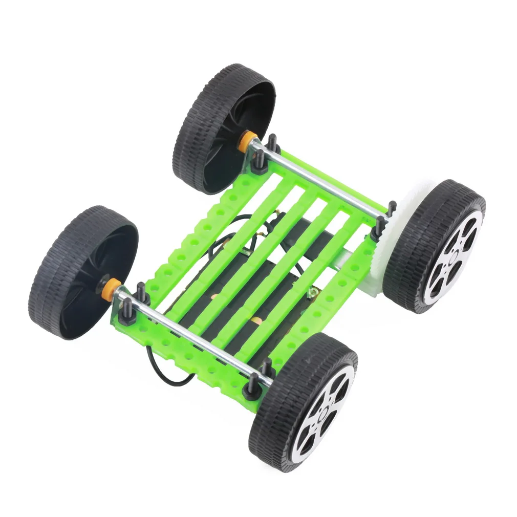 Mini Science Experiment Solar Car Toys for Children DIY Assembled Energy Powered Toy Robot Kit Set Educational | Дом и сад