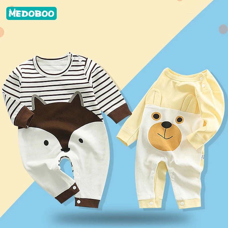 Medoboo/Детский комбинезон для мальчиков и девочек комбинезоны новорожденных