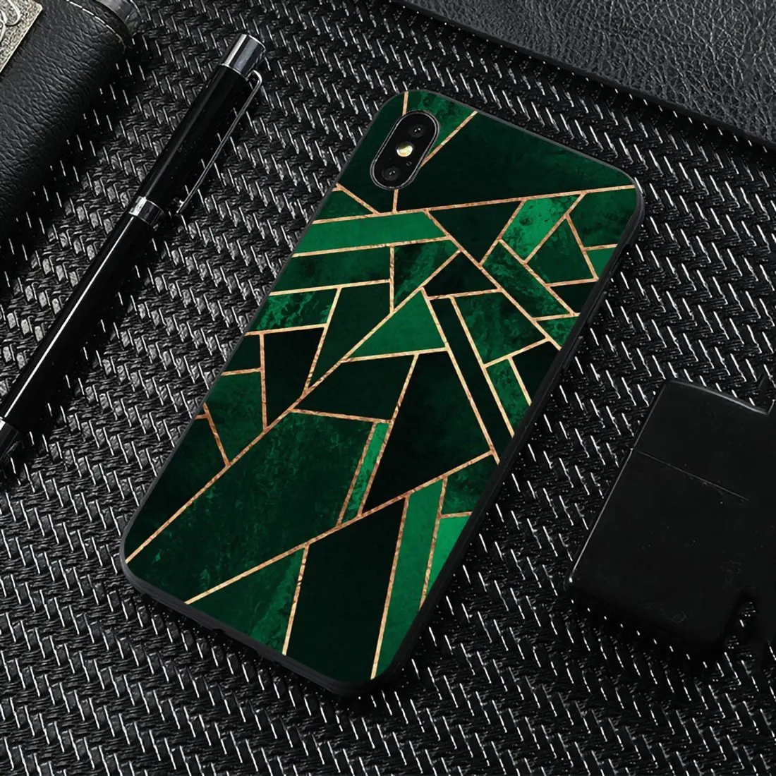 Мраморный розовый мятно-золотые кубики Стильный силиконовый чехол для LG G2 G3 G4 Mini