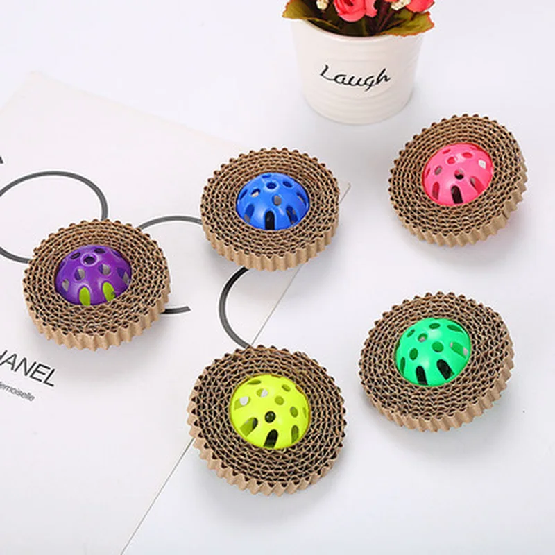 1 шт. новая забавная Когтеточка для кошек кошачья игрушка мячик когтей из