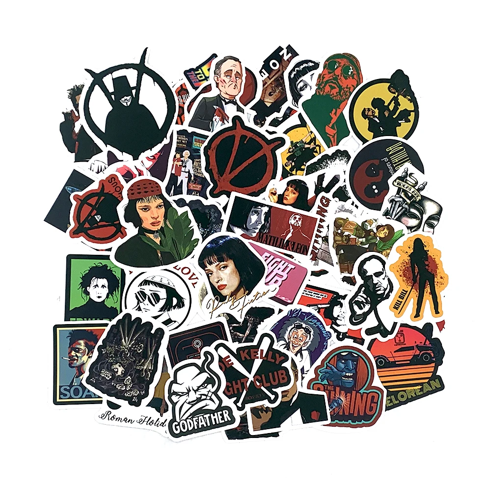 50 шт./компл. классический фильм Криминальное Чтение/Эдвард ножницы/граффити