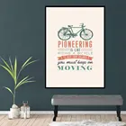 Новаторский, как езда на велосипеде домашний декор Скандинавская Картина на холсте настенные художественные плакаты и принты декор для Спальня комнаты в общежитии