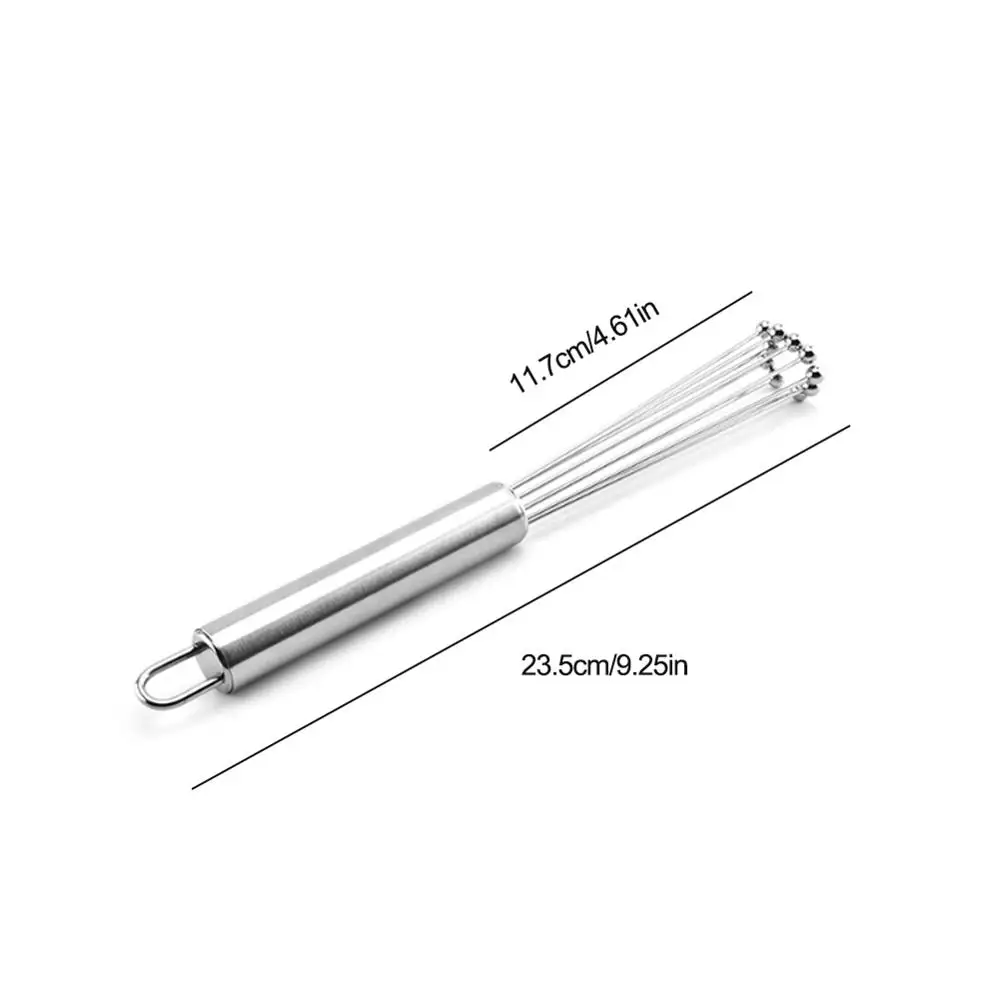 

Stainless Steel Bead Egg Beater Mixer Egg Beater Steel Ball Egg Beater Stainless Steel Ball Whisk Multipurpose Egg Wedge Slicer