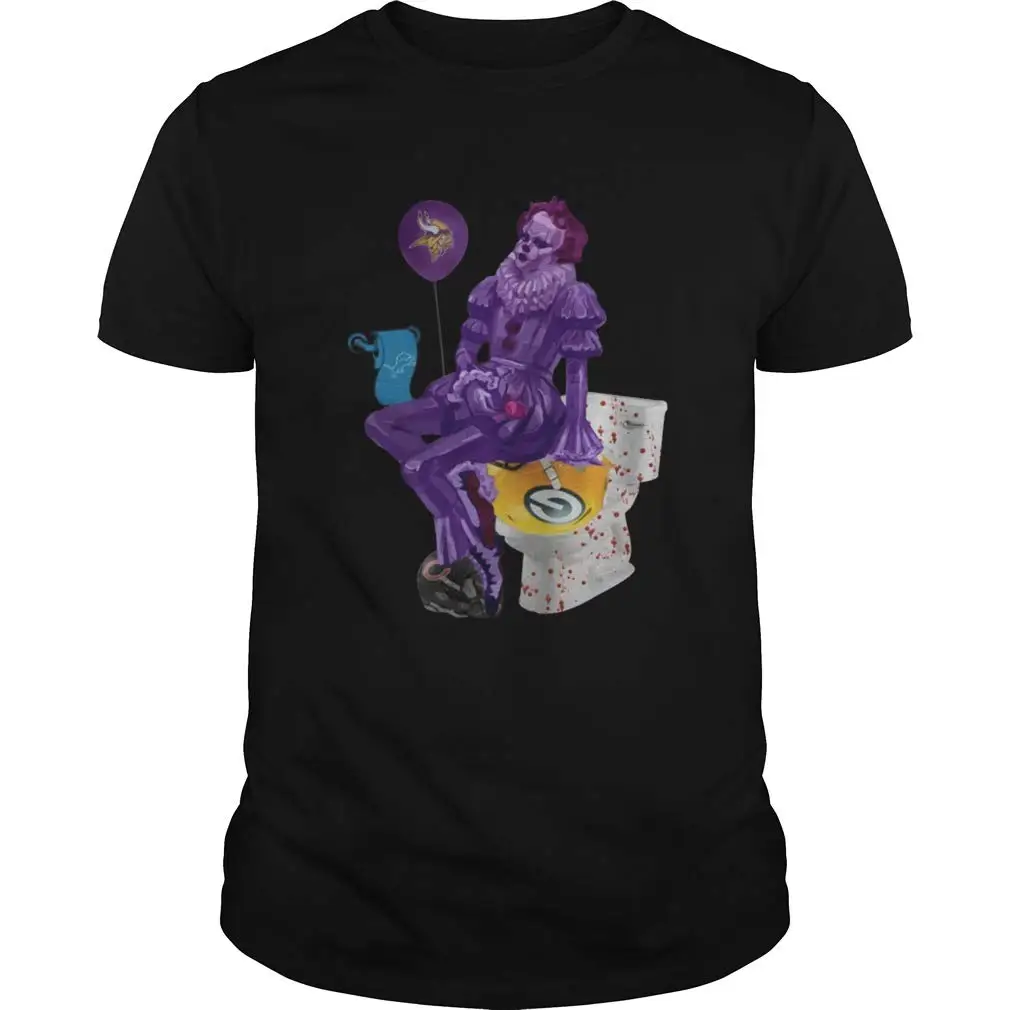 Новая коллекция Pennywise Minnesota Vikings Toilet Green Bay Packers футболка для женщин Мужская унисекс