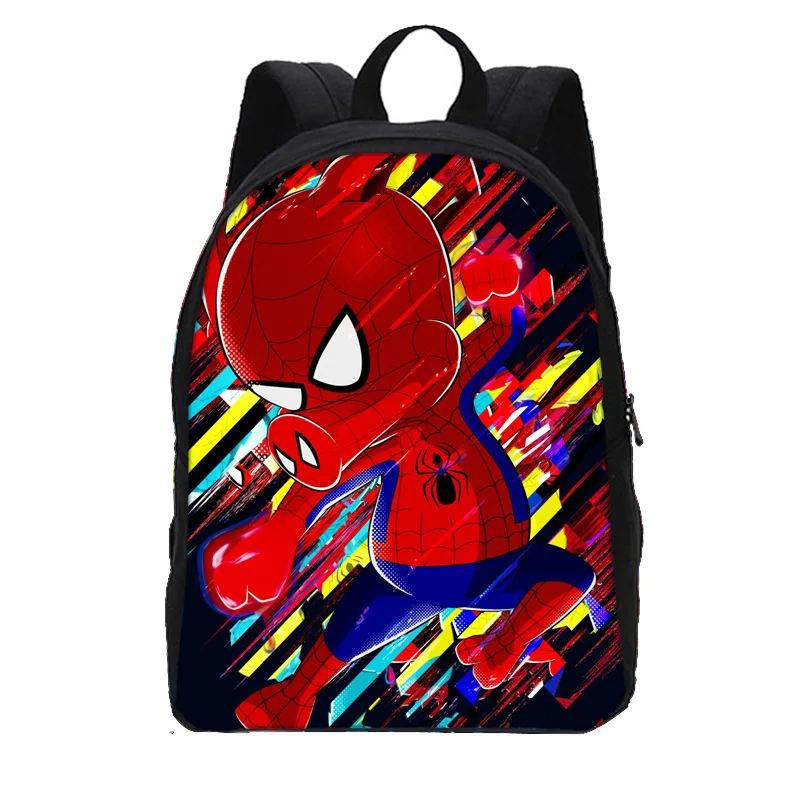 Marvel Anime Men's Bag Spiderman Super Heroes Teenager Student School Bags Cartoons Kids Book Bag Outdoor Sports Travel Backpack