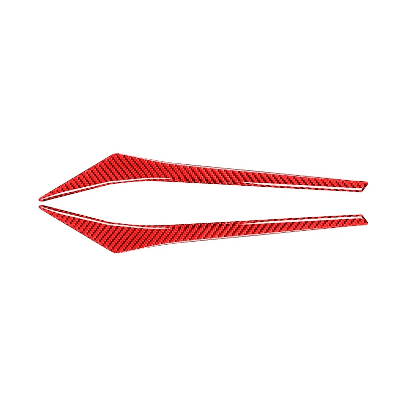 

Headlight Eyebrow Cover Trim Sticker Carbon Fiber for Honda FIT JAZZ 2014 2015 2016 2017 2018 2019 2020 (Red)