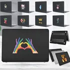 Чехол для ноутбука Macbook Air 13 дюймовAir 11 дюймов, прорезиненный Пыленепроницаемый Жесткий Чехол для A2179 A1466 A2337 A1932 A1369